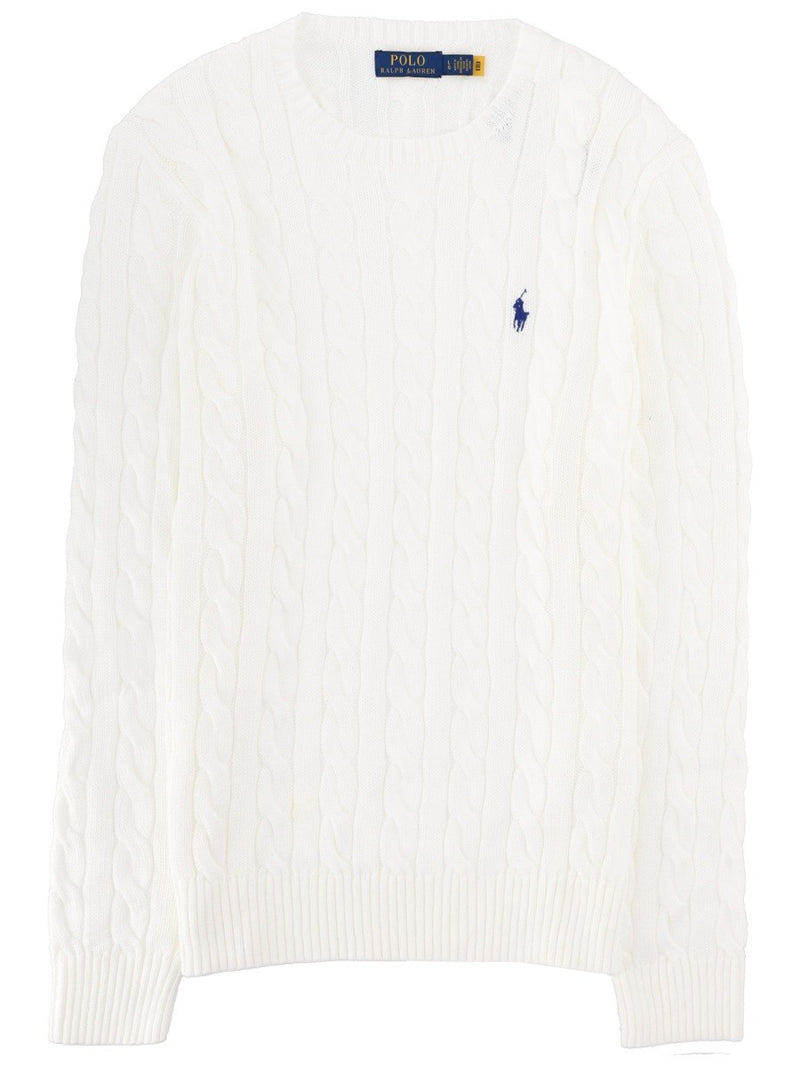 MAGLIA A TRECCE CON LOGO