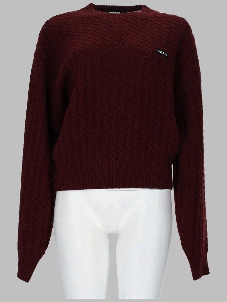 MAGLIA A TRECCE IN LANA E CASHMERE