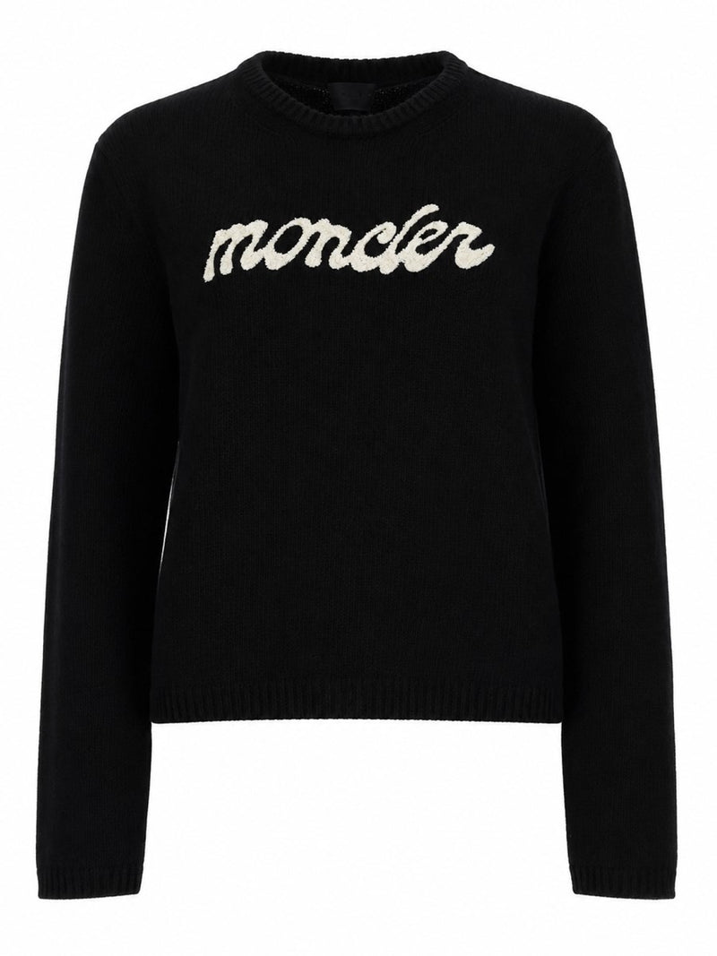 MAGLIA CON LOGO A CONTRASTO