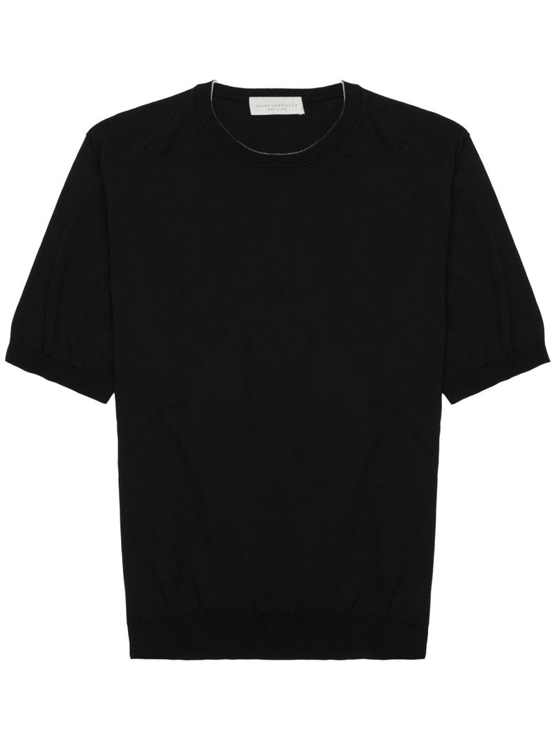 MAGLIA IN COTONE A MANICA CORTA