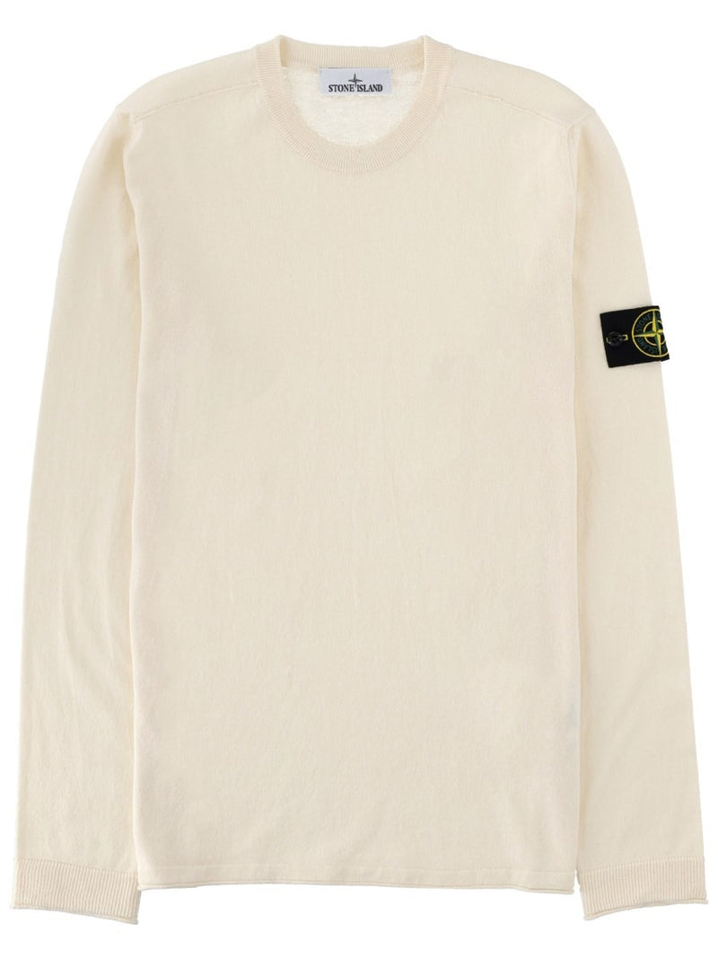 MAGLIA IN COTONE CON PATCH LOGO