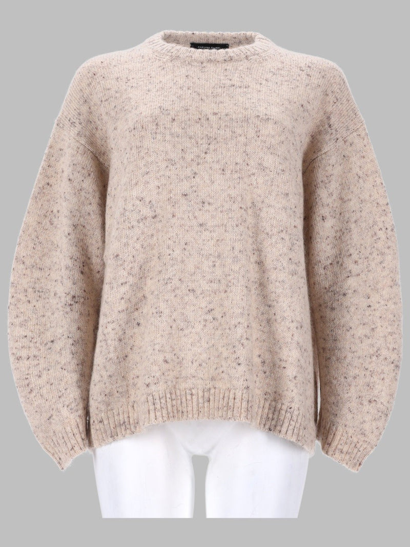 MAGLIA IN FILATO BOTTONATO CON LUREX