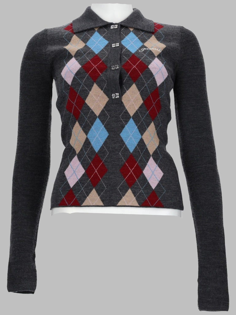 MAGLIA POLO A ROMBI