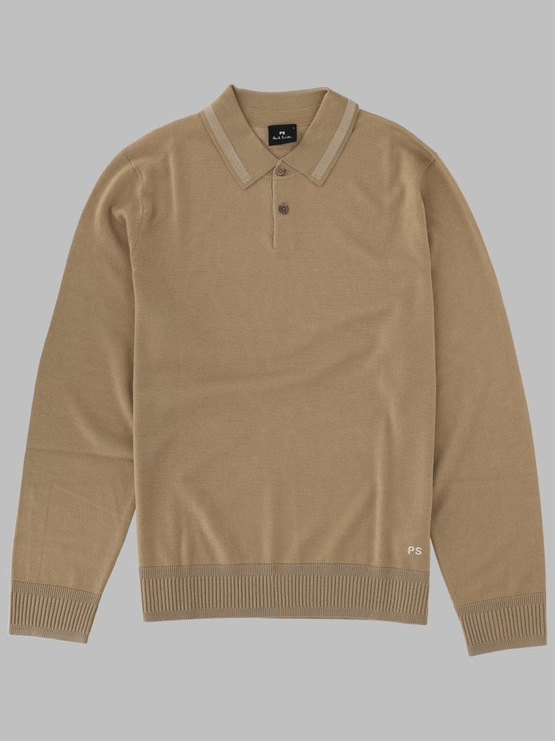 MAGLIA POLO IN LANA MERINO
