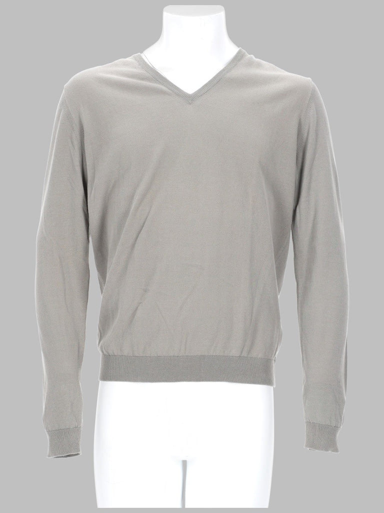 MAGLIA IN COTONE CON SCOLLO A V
