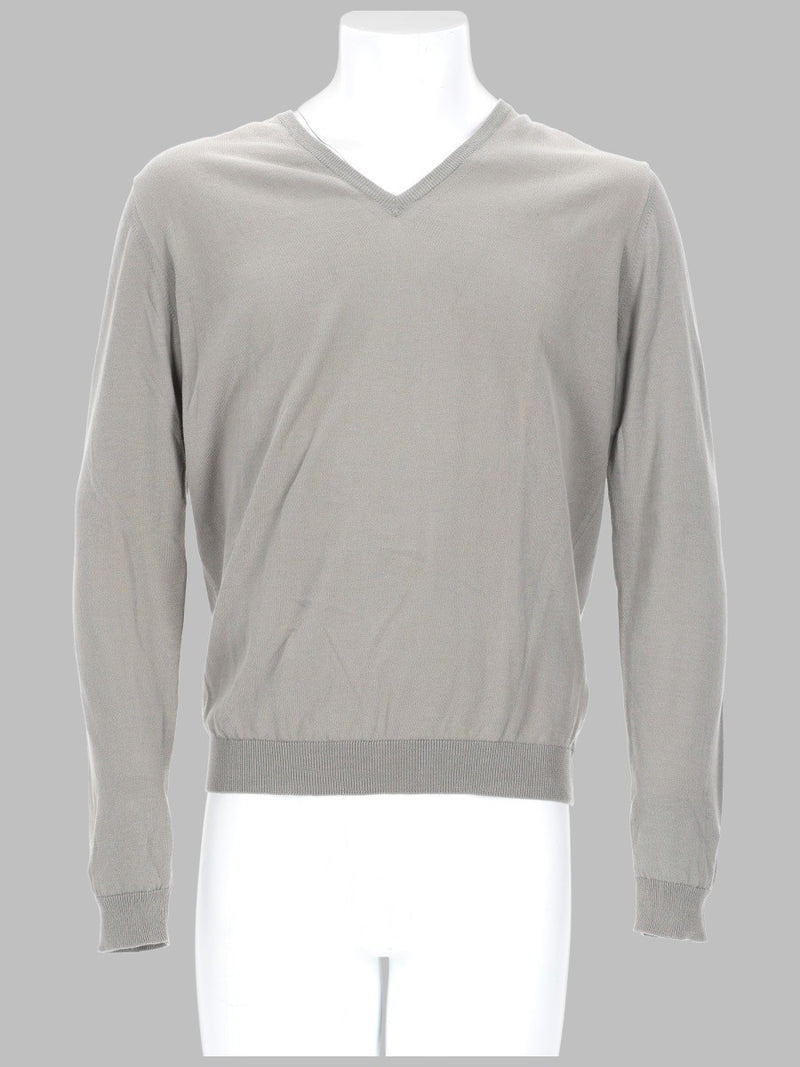 MAGLIA IN COTONE CON SCOLLO A V