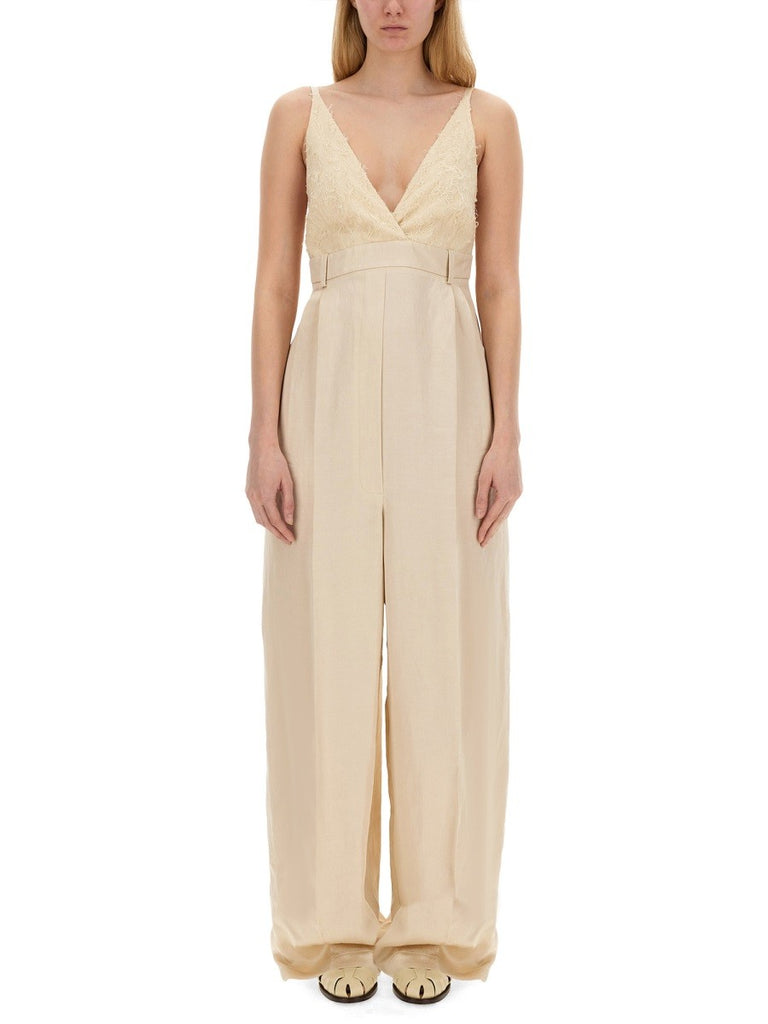 MALFILE' SATIN JUMPSUIT