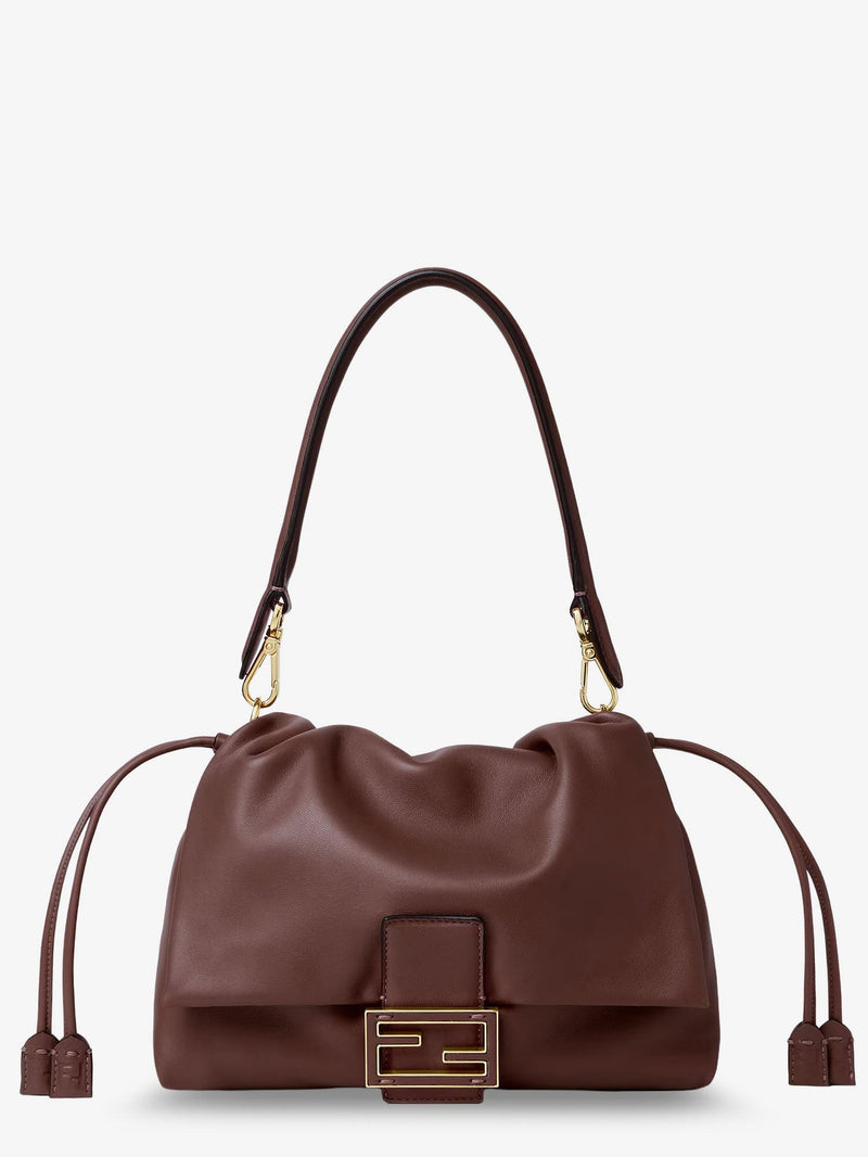 Mamma Baguette Medium leather crossbody bag