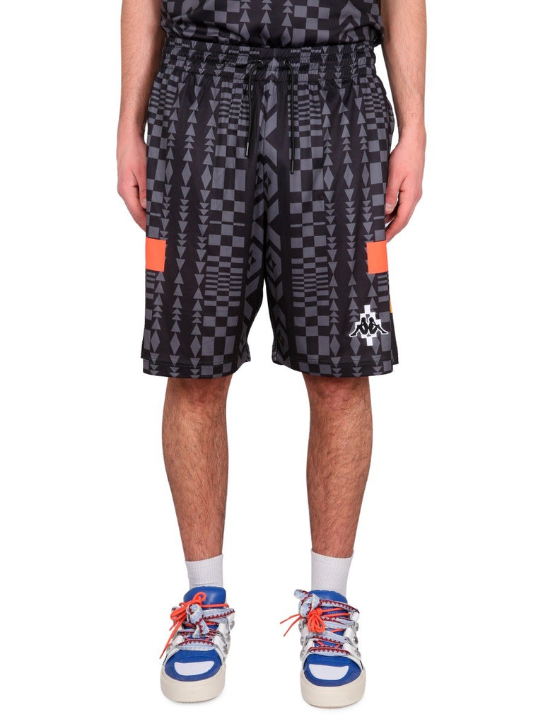 MARCELO BURLON X KAPPA BERMUDA SHORTS