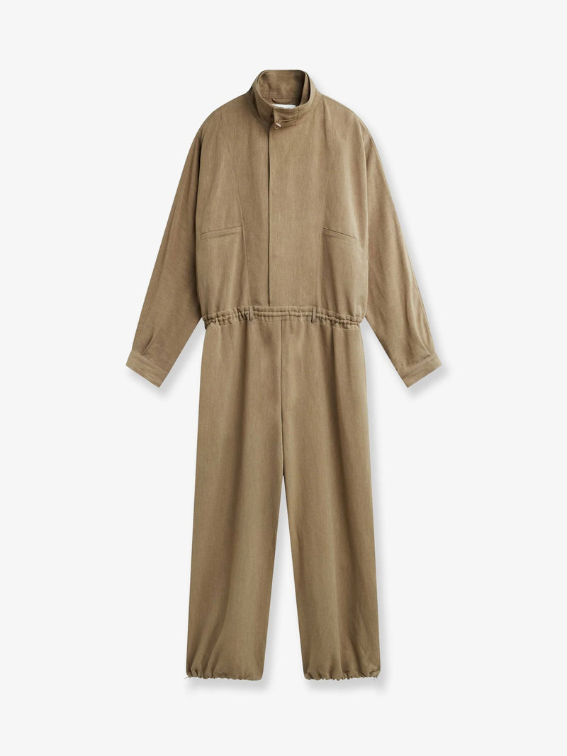 Marvin viscose and linen jumpsuit