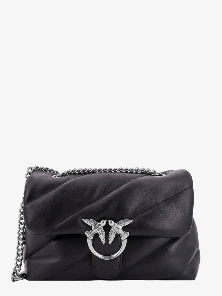 Matelassé leather shoulder bag