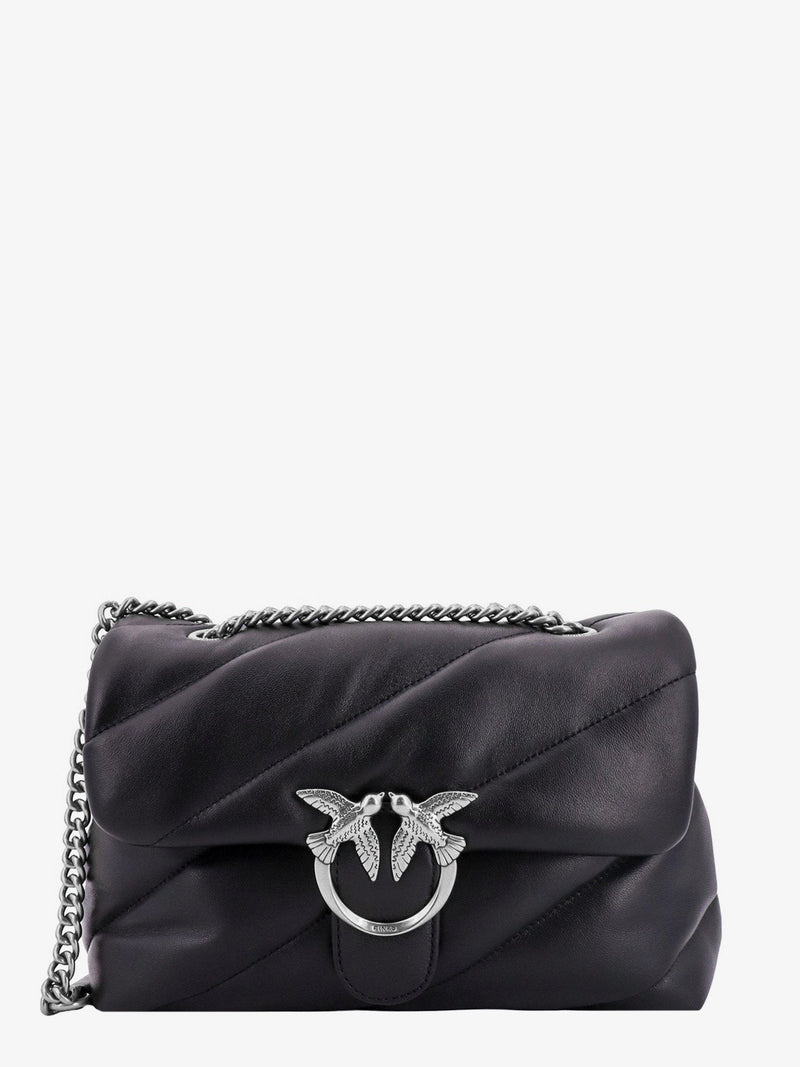 Matelassé leather shoulder bag