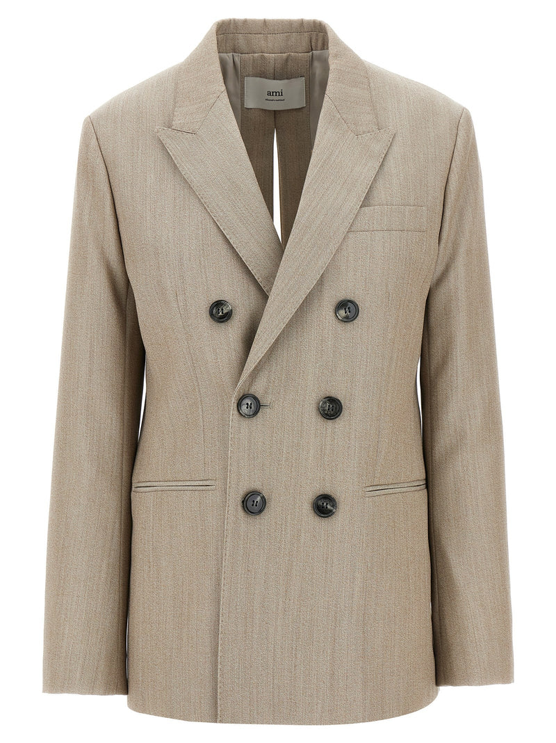 Maxi split blazer