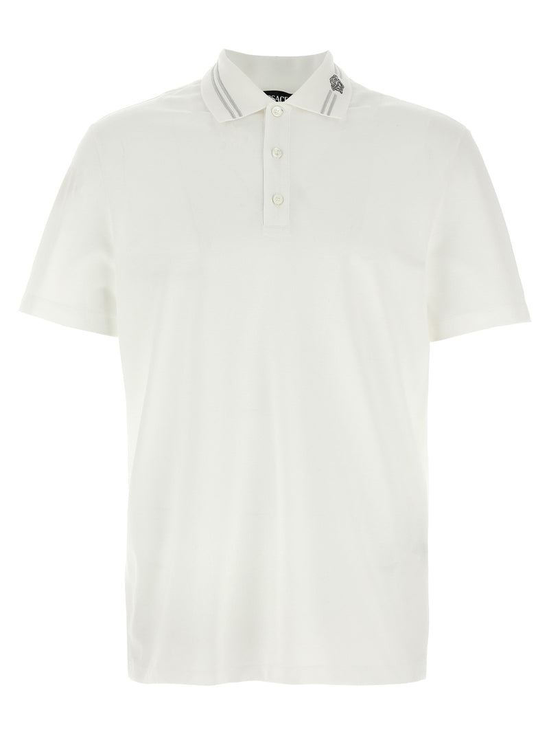 'Medusa embroidery' polo shirt