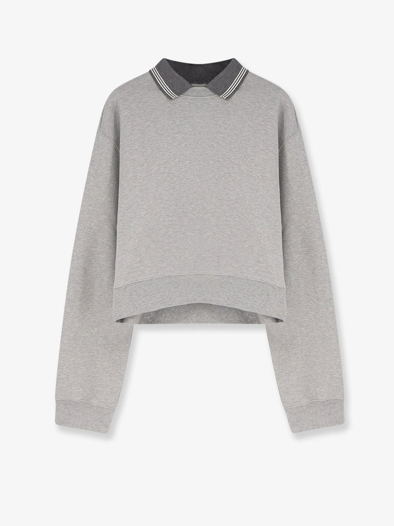 Mélange cotton sweatshirt
