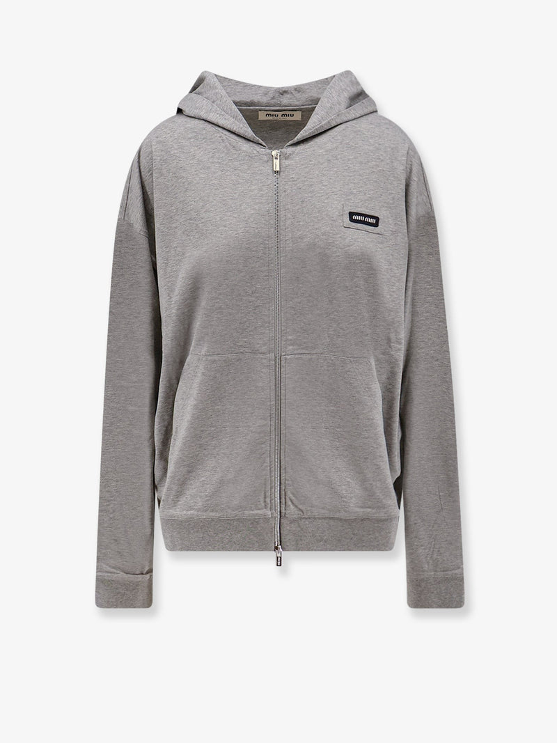 Mélange jersey sweatshirt