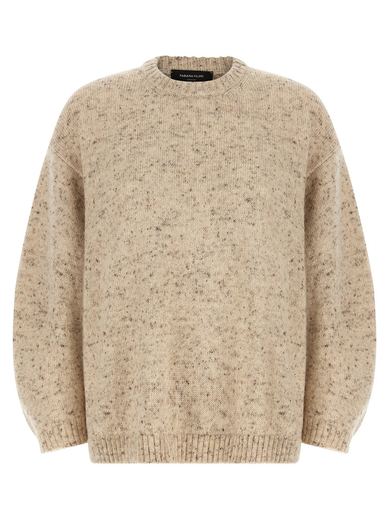 Melange wool sweater