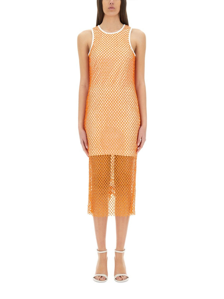 MESH AND SEQUIN DRESS