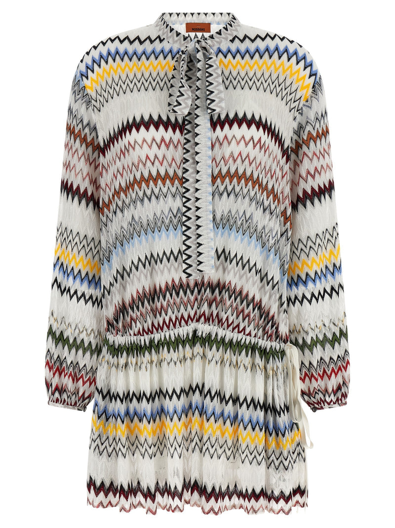 Micro chevron dress
