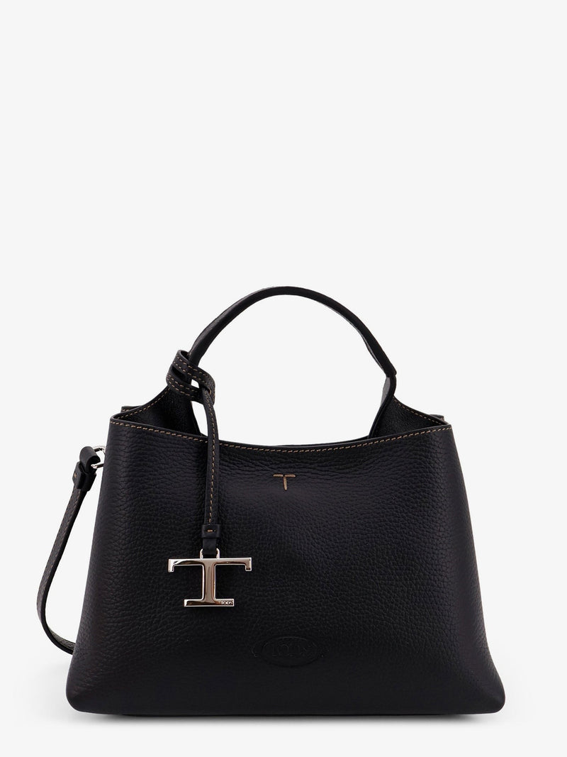 Micro leather crossbody bag with iconic stitching on the front