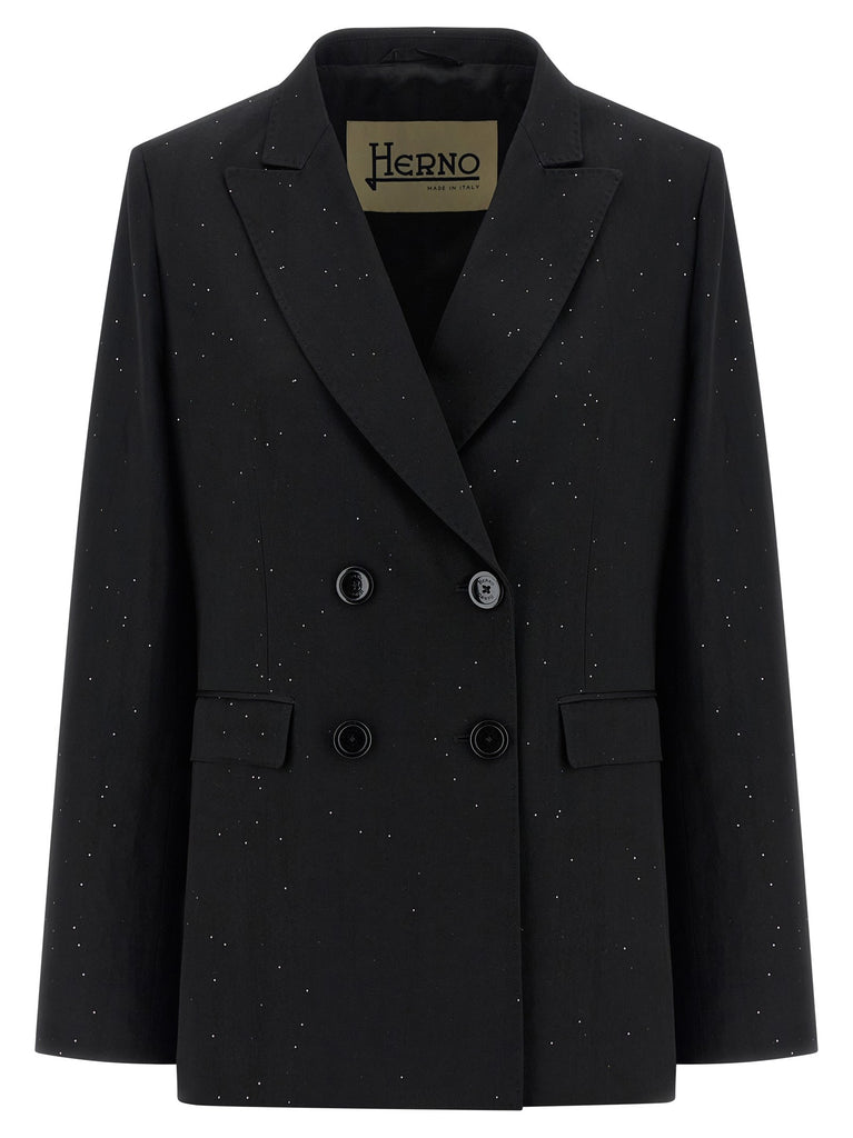 Micro sequin blazer