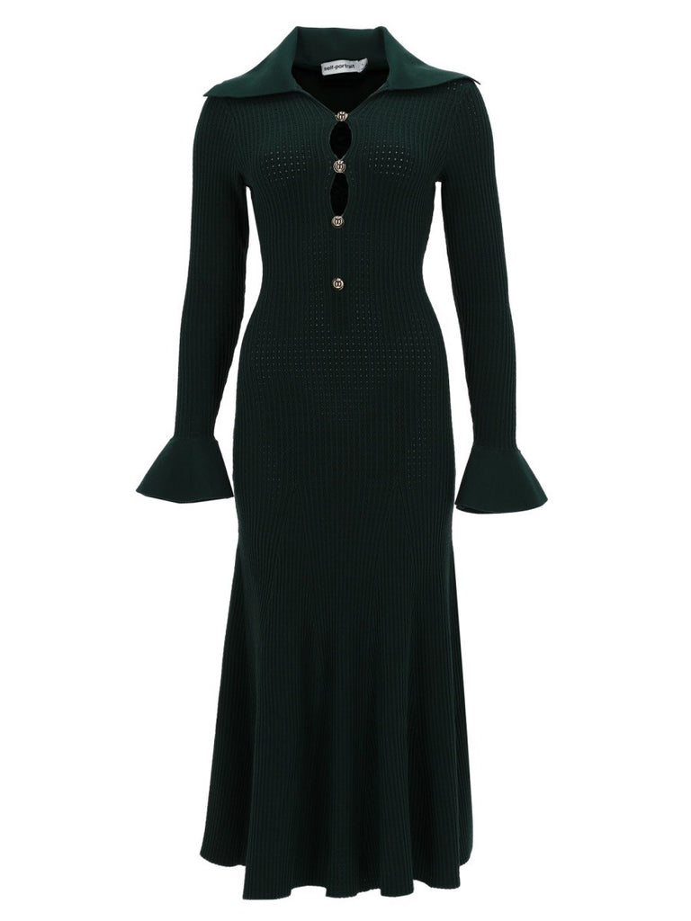 MIDI DRESS WITH CUT-OUT