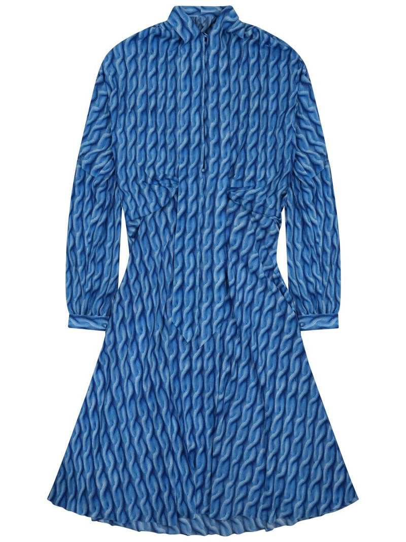 MIDI DRESS WITH PRINT