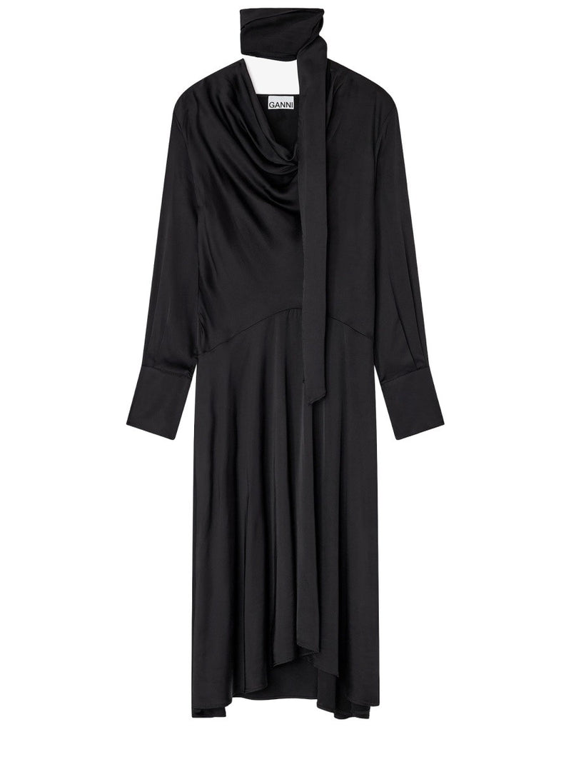 MIDI DRESS WITH SCARF