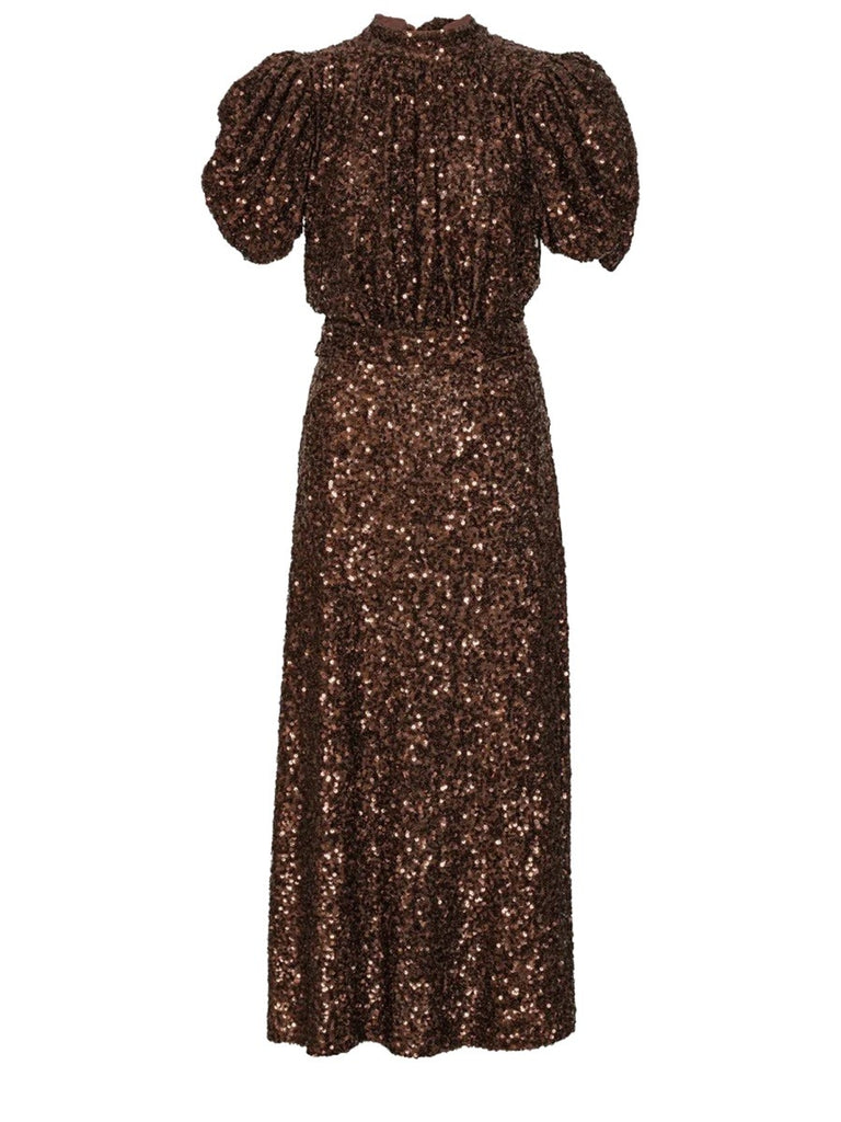 MIDI DRESS WITH SEQUINS