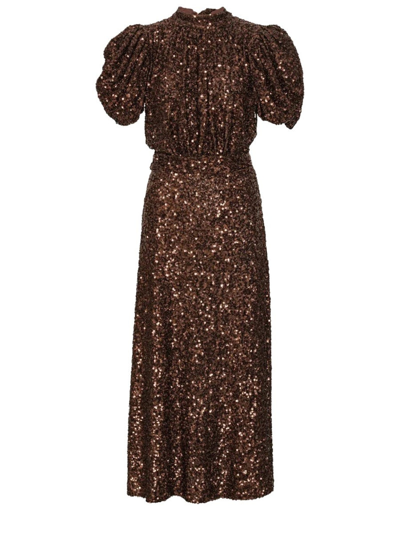 MIDI DRESS WITH SEQUINS