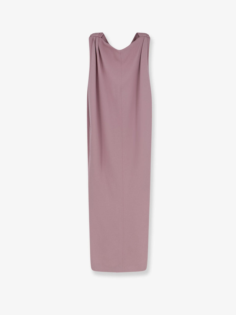 Midi Sack silk and wool dress
