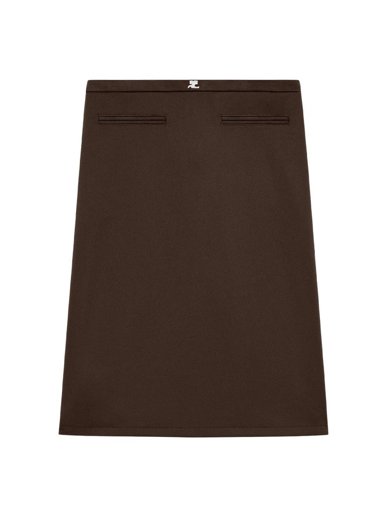 MIDI SKIRT WITH LOGO