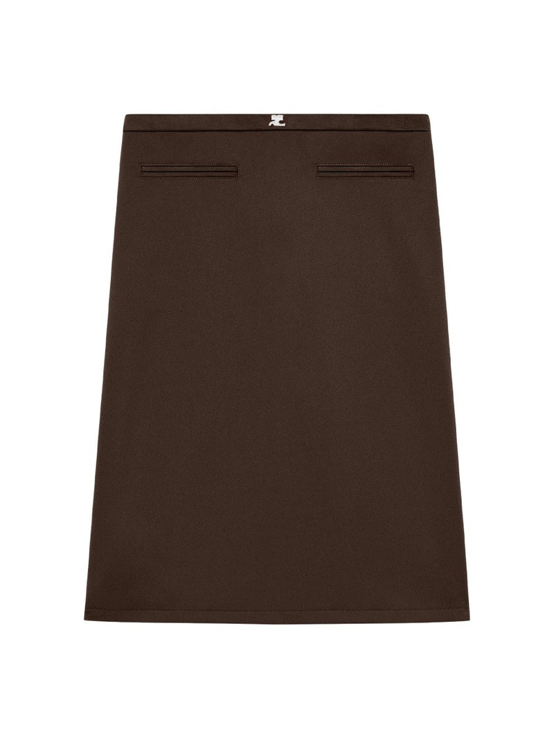 MIDI SKIRT WITH LOGO