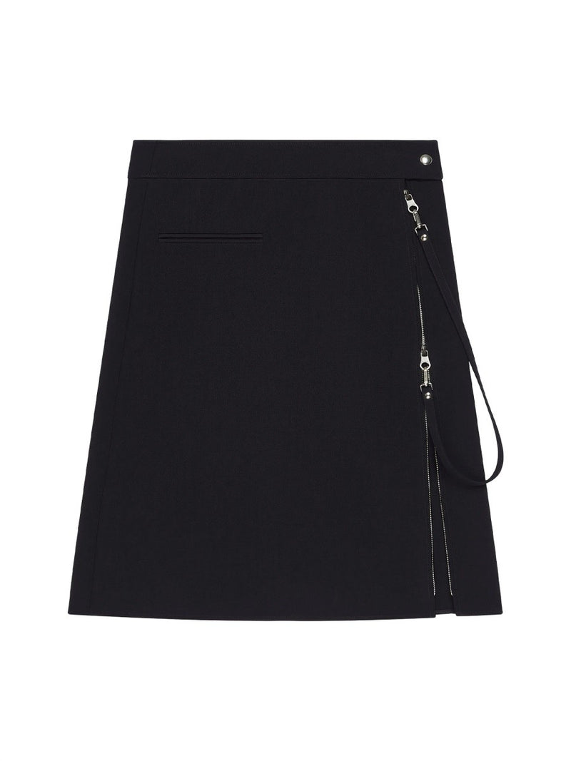 MIDI SKIRT WITH ZIPPER