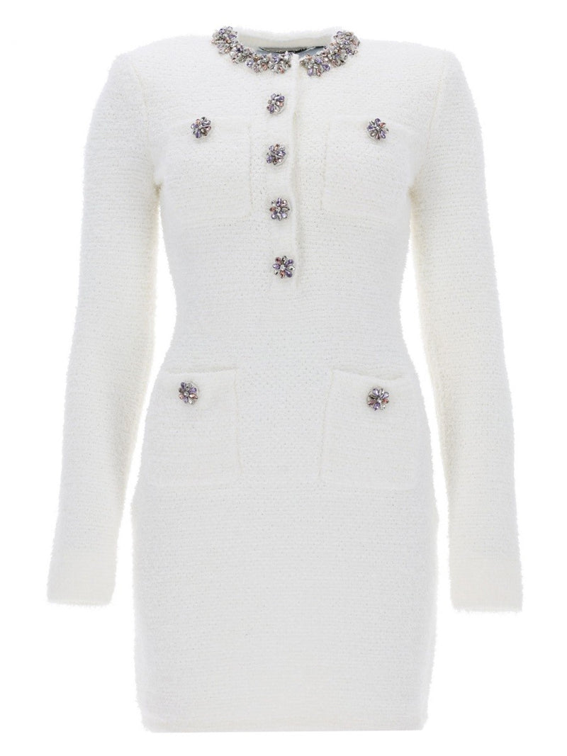 MINI DRESS WITH JEWEL BUTTONS