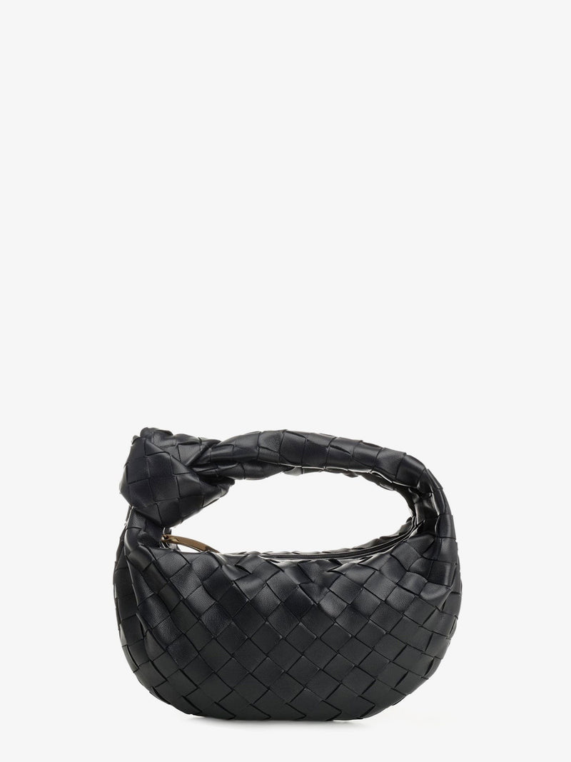 Mini Jodie leather handbag with Intrecciato motif