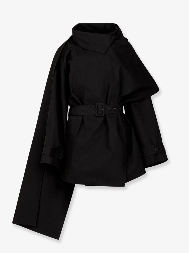 Mini Scarf cotton coat