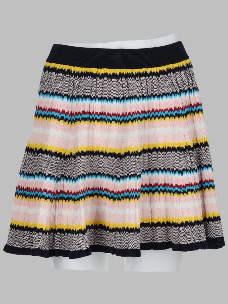 MINIGONNA IN MAGLIA CHEVRON