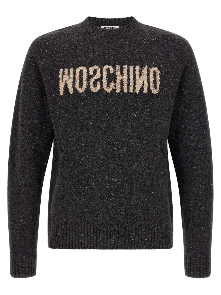 Mirrored logo sweater