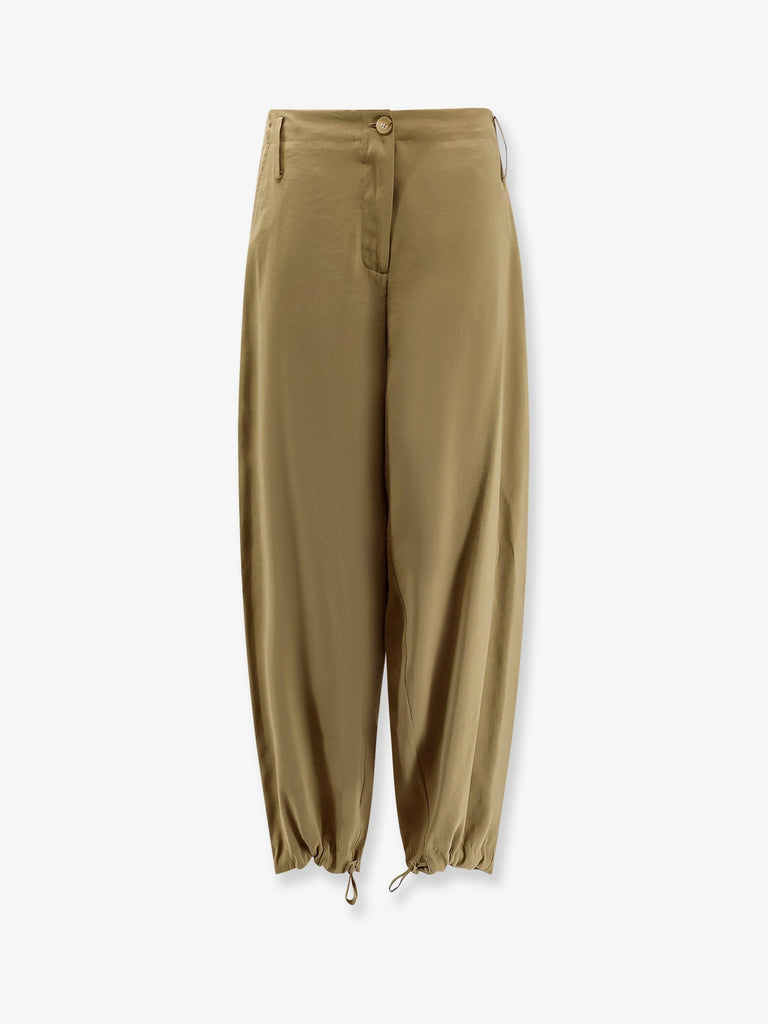Modal trousers with drawstring detail