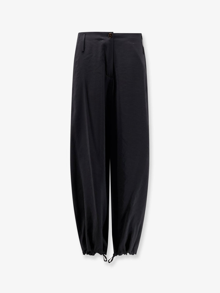 Modal trousers with drawstring detail