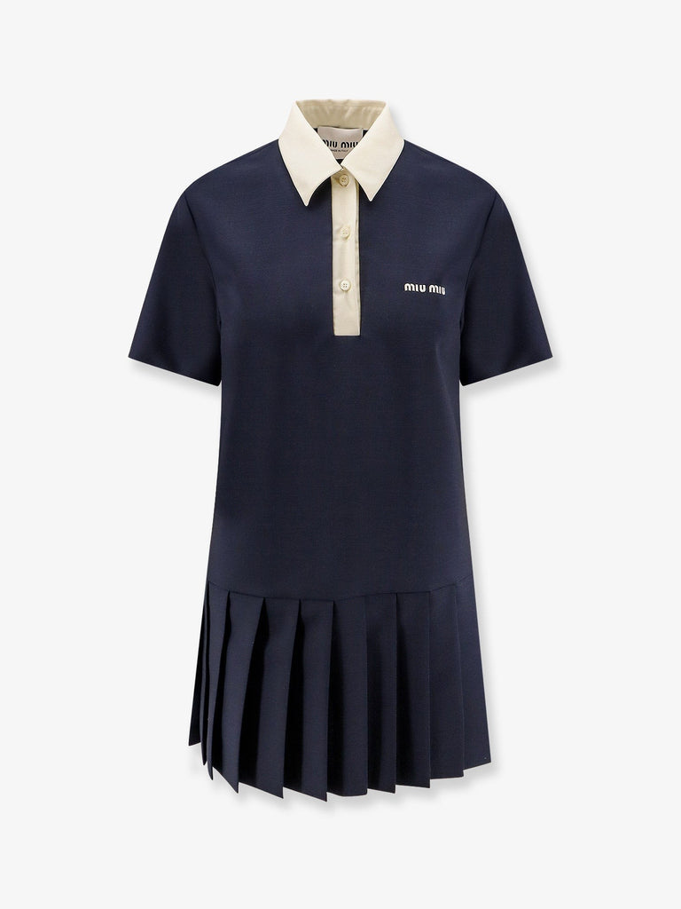 Mohair and virgin wool short dress