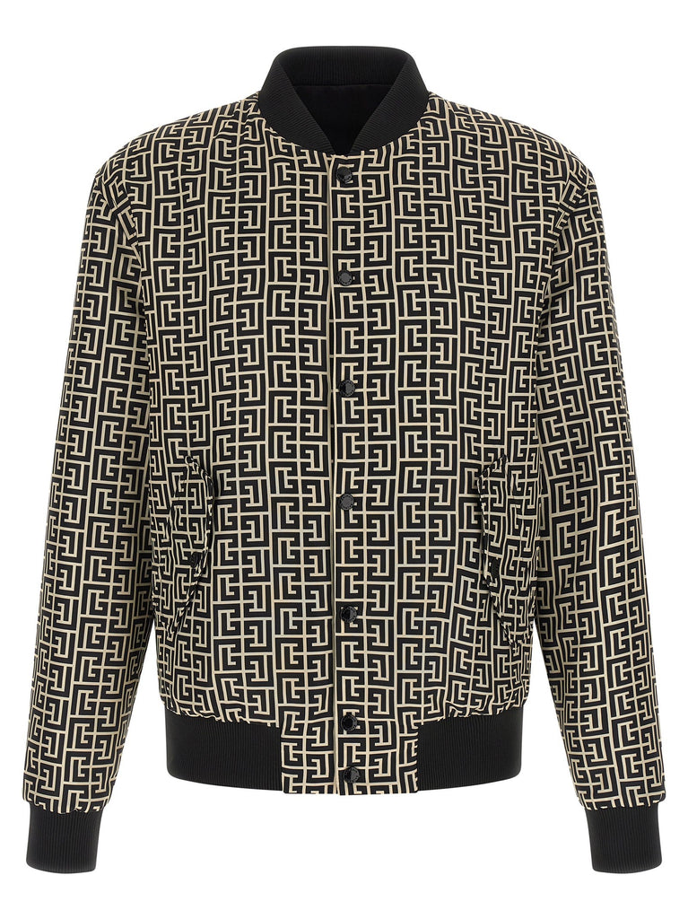 'Monogram' reversible bomber jacket