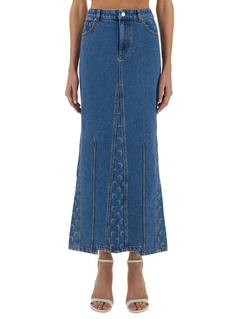 "MOON LASER" LONG SKIRT