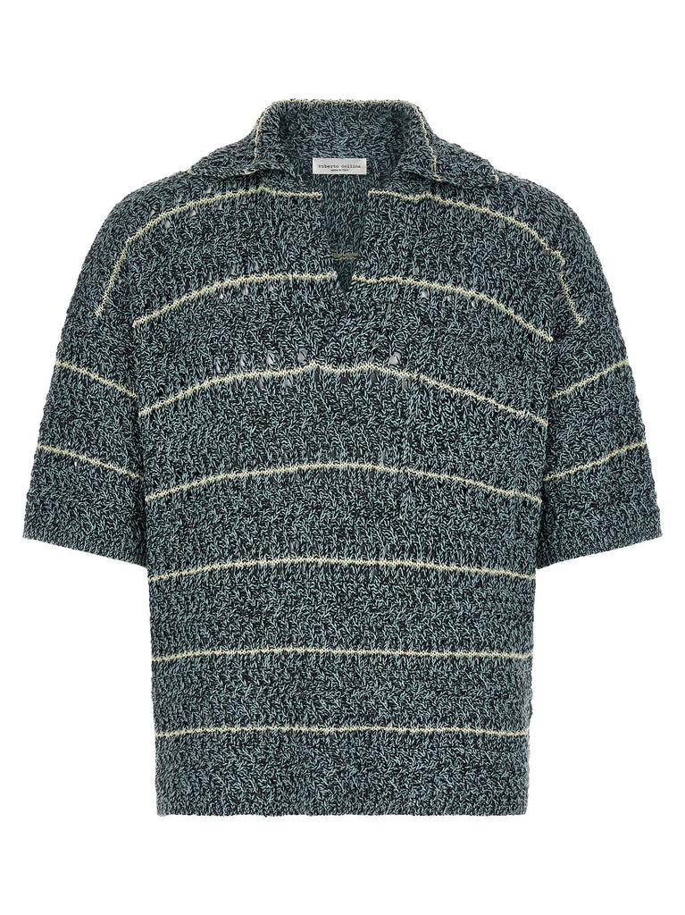 'Mouliné' polo shirt