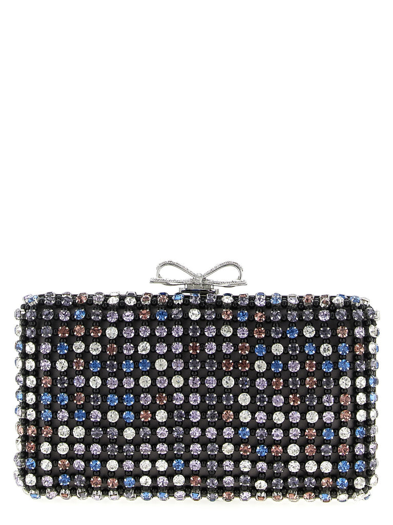 'Multi Crystal Chainmail' clutch