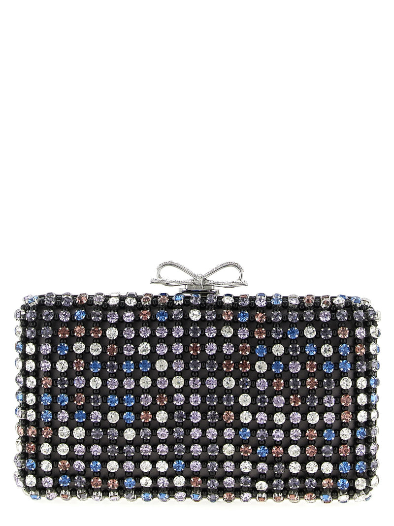 'Multi Crystal Chainmail' clutch