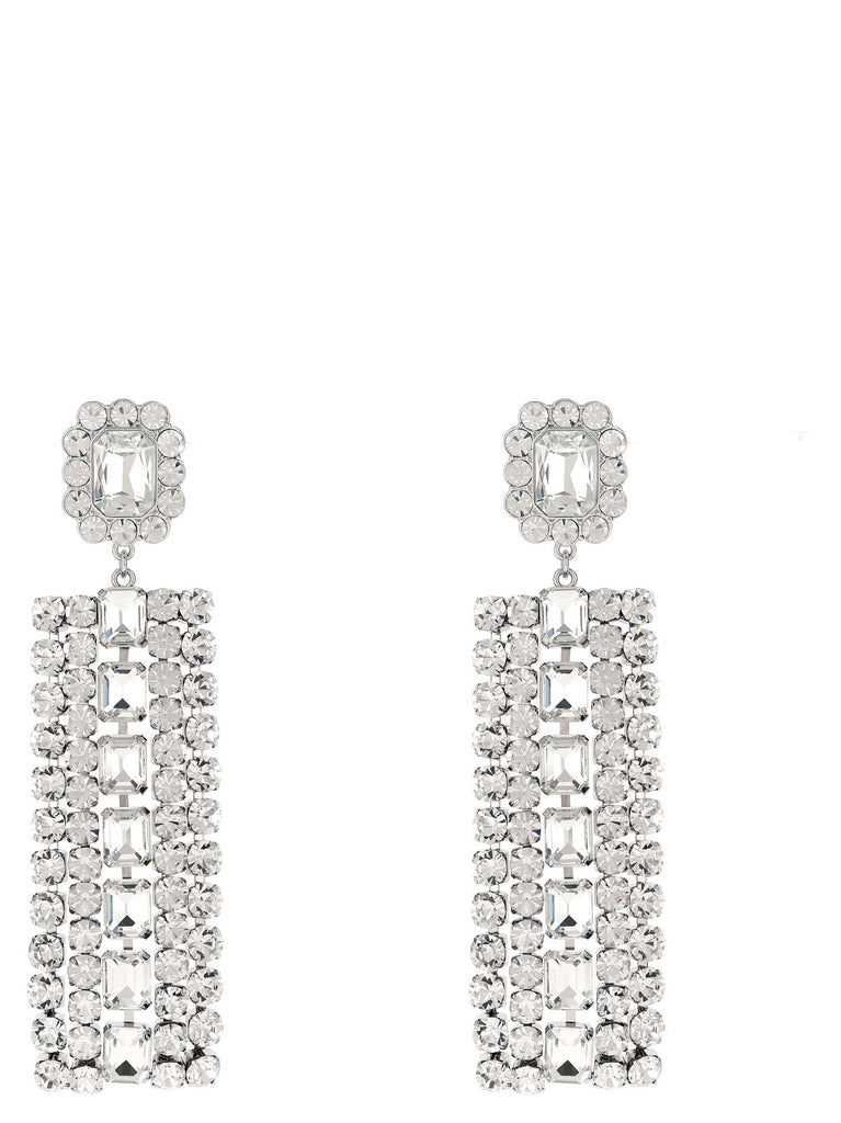 'Multi Crystal Droplet' earrings