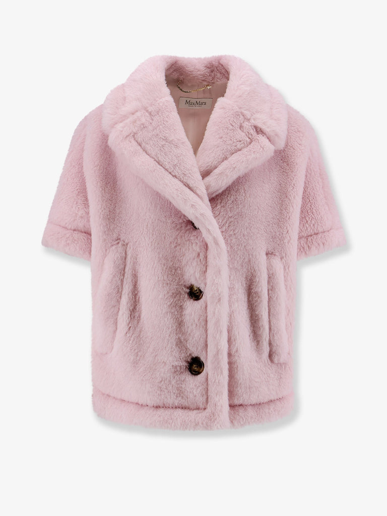 Mxacorvino1 alpaca and virgin wool fur cape