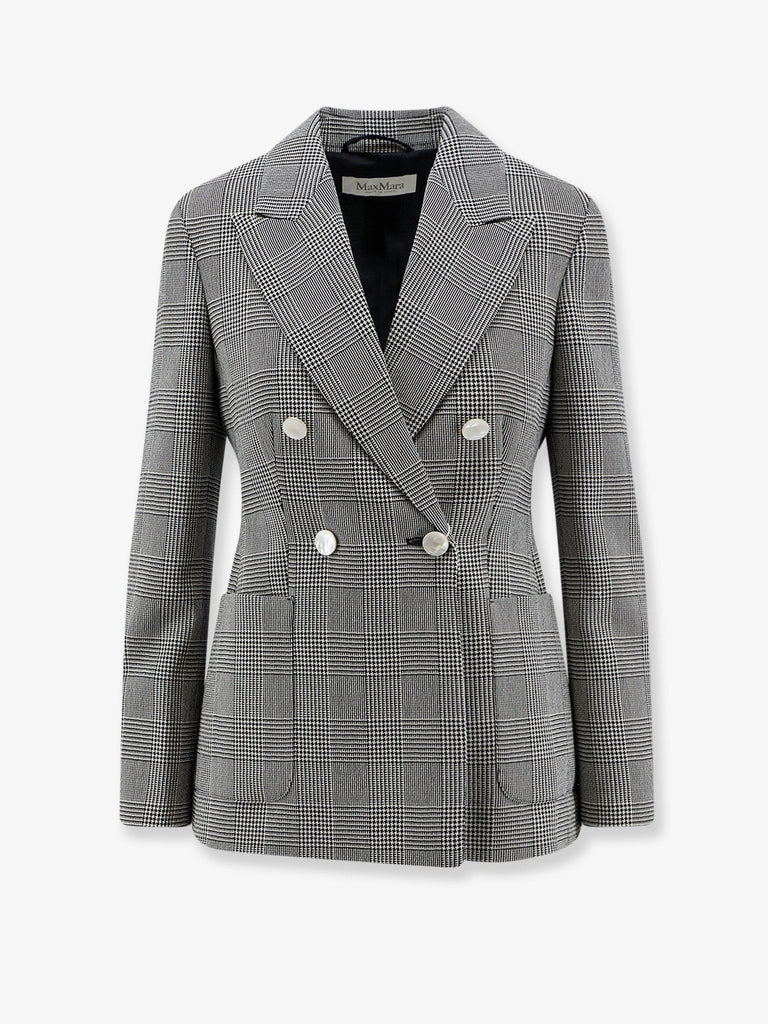Mxmaccordo double-breasted virgin wool blazer